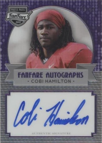 2013 Press Pass Fanfare Cobi Hamilton #FF-CH