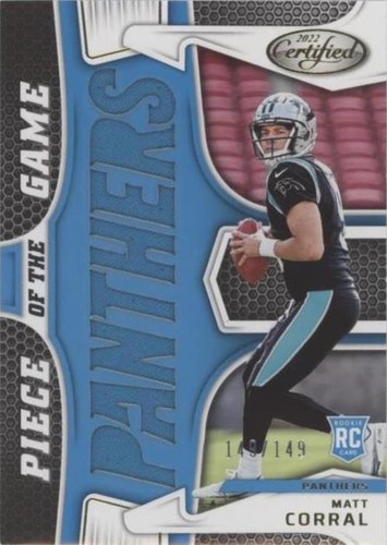 2022 Panini Certified Matt Corral #PG-MC