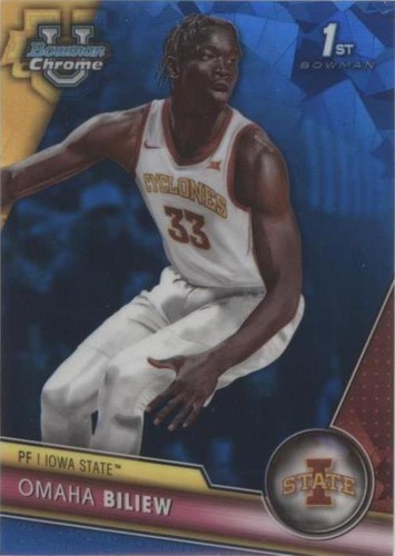 2023-24 Bowman University Chrome Sapphire Edition - Omaha Biliew #32