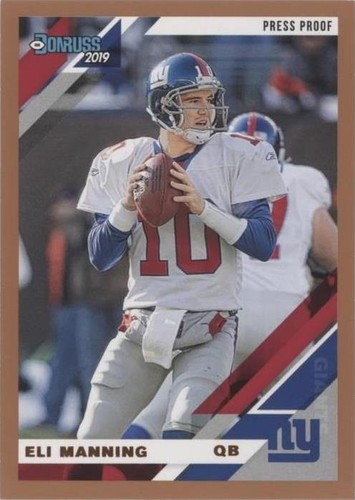 2019 Panini Donruss Eli Manning #178V