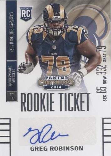 2014 Panini Contenders Greg Robinson #129