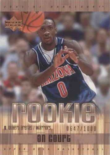 2001-02 Upper Deck Hardcourt - Gilbert Arenas #96