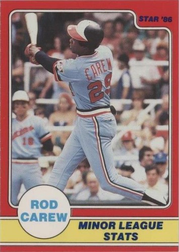 1986 Star Rod Carew - Rod Carew #6
