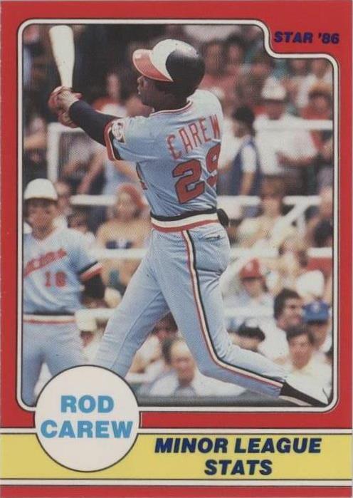 1986 Star Rod Carew - Rod Carew #6