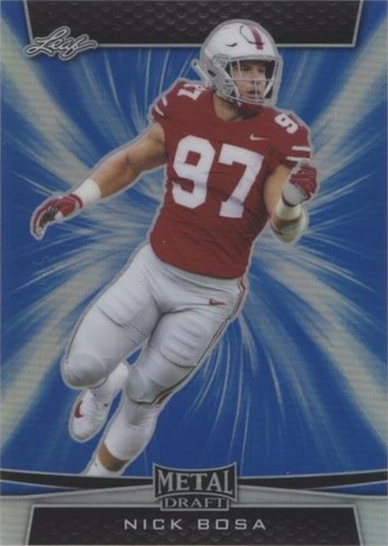 2019 Leaf Metal Draft Preview Nick Bosa #BP-NB1
