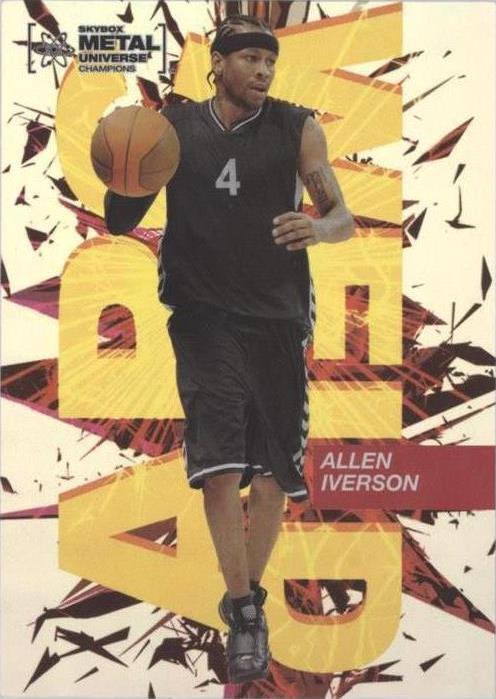 2021 Skybox Metal Universe Champions - Allen Iverson #AW-8