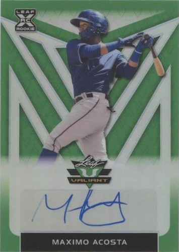 2020 Leaf Valiant - Maximo Acosta #BA-MA2