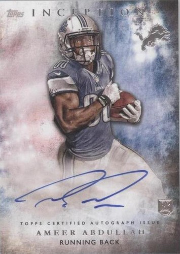 2015 Topps Inception Ameer Abdullah #RA-16