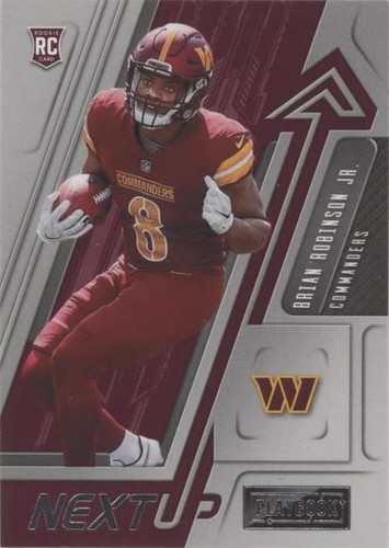2022 Panini Playbook Brian Robinson Jr. #NU-26