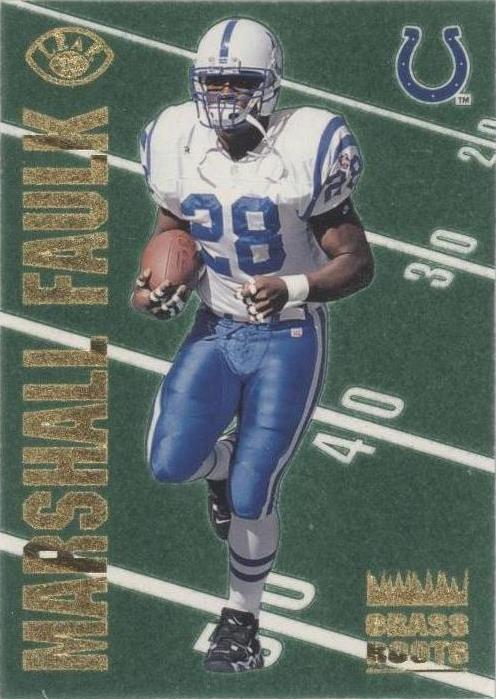 1996 Leaf Marshall Faulk No9