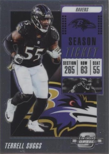 2018 Panini Contenders Optic Terrell Suggs #82