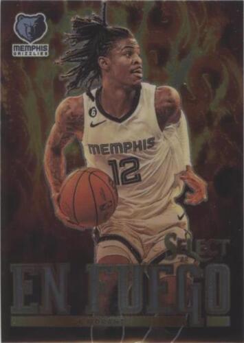 22-23 Panini Select #158 Ja Morant Red Die-Cut Prizm /175 22-23 Panini Select #158 Ja Morant Red Die-Cut Prizm /175