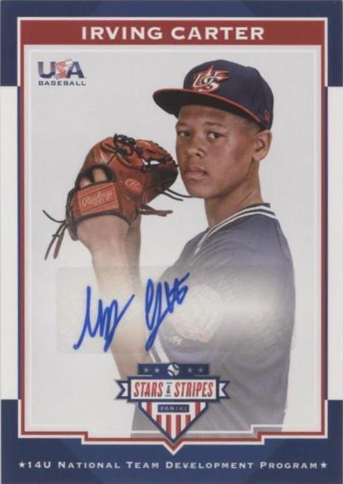 2017 Panini USA Baseball Stars & Stripes - Irving Carter #31