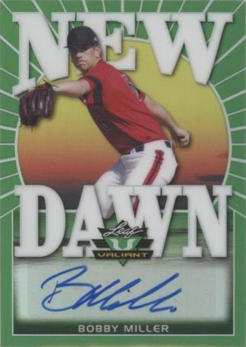 2020 Leaf Valiant - Bobby Miller #ND-BM1