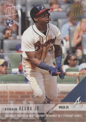 2018 Topps Now - Ronald Acuña Jr. #MOW-20W