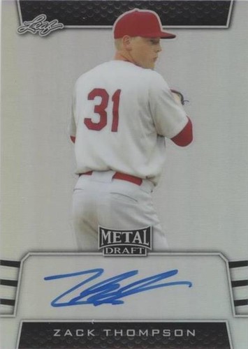 2019 Leaf Metal Draft - Zack Thompson #BA-ZT1