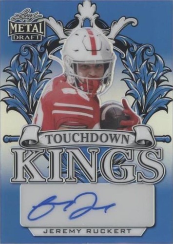 2022 Leaf Metal Draft Jeremy Ruckert #TK-JR3