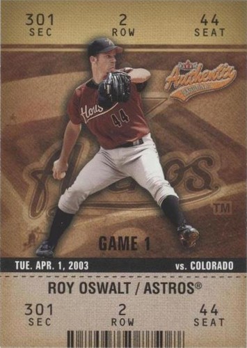 2003 Fleer Authentix - Roy Oswalt #72