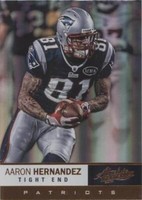 2012 Panini Absolute Aaron Hernandez #37
