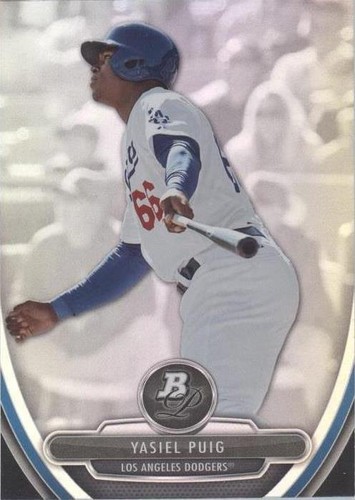 2013 Bowman Platinum - Yasiel Puig #BPP49