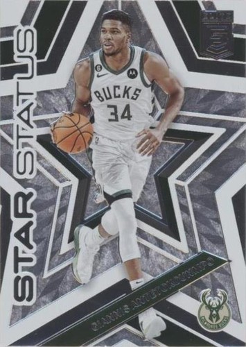 2022-23 Optic Giannis Antetokounmpo Silver Prizm Elite