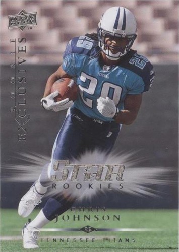 2008 Upper Deck Rookie Exclusives Chris Johnson #RE10