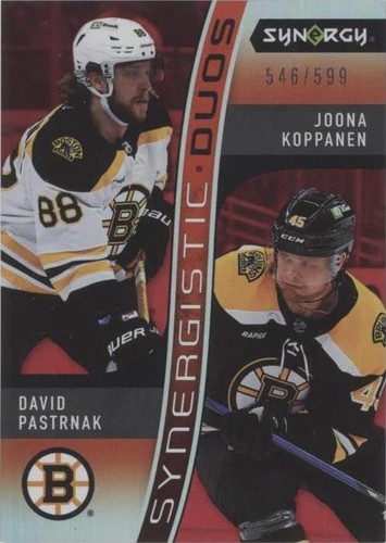 2023-24 Upper Deck Synergy - David Pastrnak Joona Koppanen #SD-9