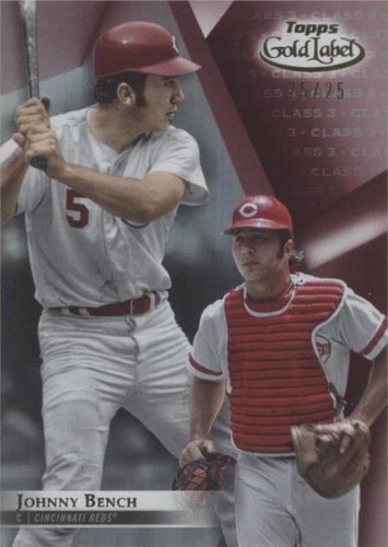 2018 Topps Gold Label - Johnny Bench #36