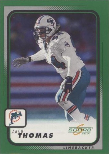 2001 Score Zach Thomas #111