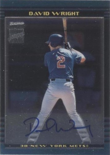 2002 Bowman Chrome - David Wright #385
