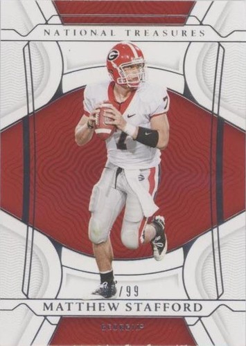 2022 Panini National Treasures Collegiate Matthew Stafford #28