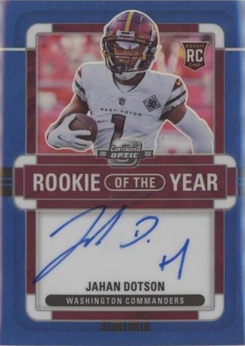2022 Panini Contenders Optic Jahan Dotson #ROY-JD