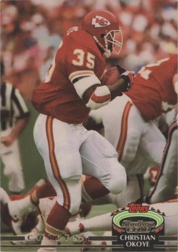 1992 Topps Stadium Club Christian Okoye #487