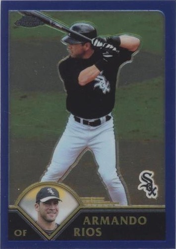 2003 Topps Chrome Traded & Rookies - Armando Rios #T24