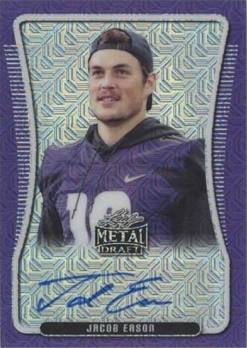 2020 Leaf Metal Draft Jacob Eason #BAP-JE1
