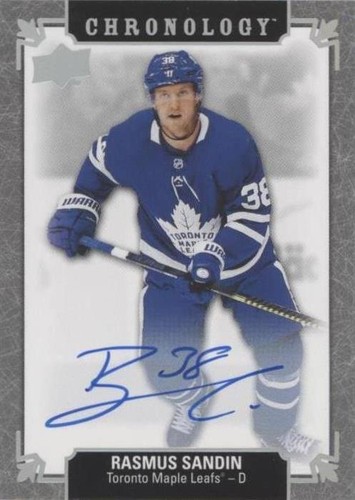 2019-20 Upper Deck Chronology - Rasmus Sandin #FH-TO-RS