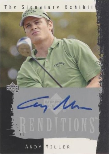 2003 Upper Deck Renditions - Andy Miller #AM
