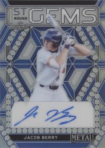 2022 Leaf Metal - Jacob Berry #RG-JB1