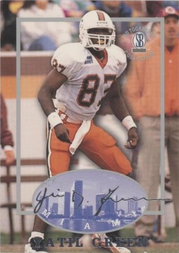 1997-98 Score Board Autographed Collection Yatil Green #38