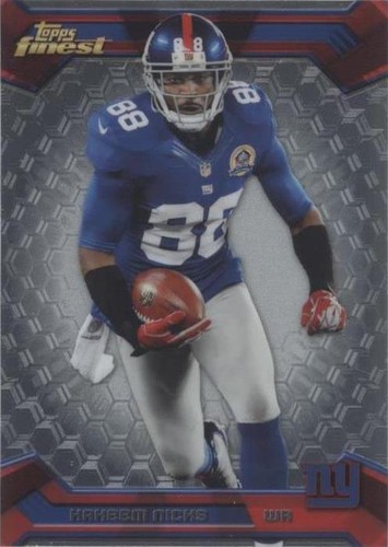 2013 Topps Finest Hakeem Nicks #78