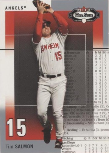2003 Fleer Box Score - Tim Salmon #9