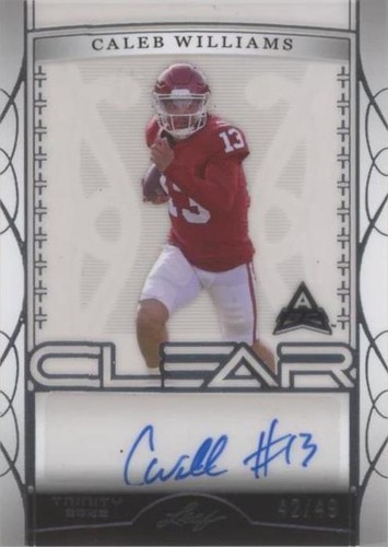 2022 Leaf Trinity Caleb Williams #CA-CW2