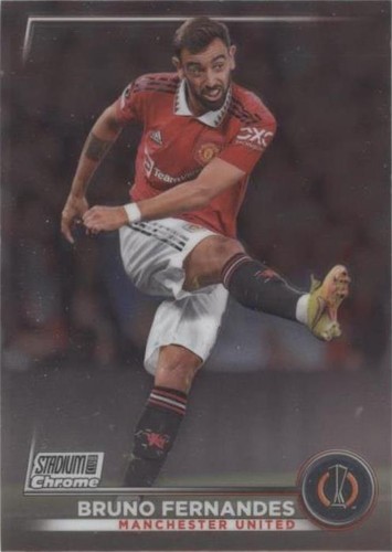 2022-23 Topps Stadium Club Chrome UEFA Club Competitions Bruno Fernandes #81