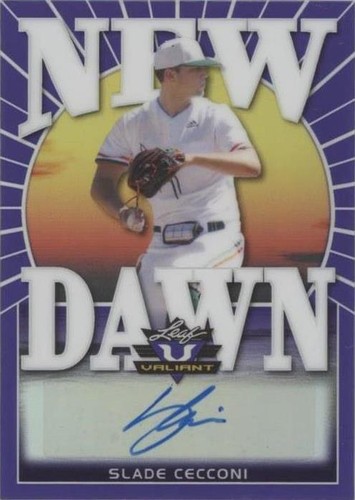 2020 Leaf Valiant - Slade Cecconi #ND-SC2