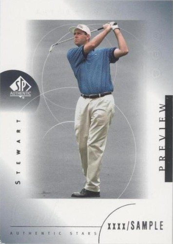2001 SP Authentic Preview - Stewart Cink #33