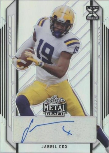 2021 Leaf Metal Draft Jabril Cox #BA-JC1