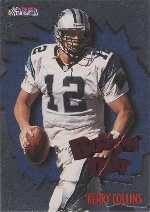 1997 Pro Line II Memorabilia Kerry Collins #B2