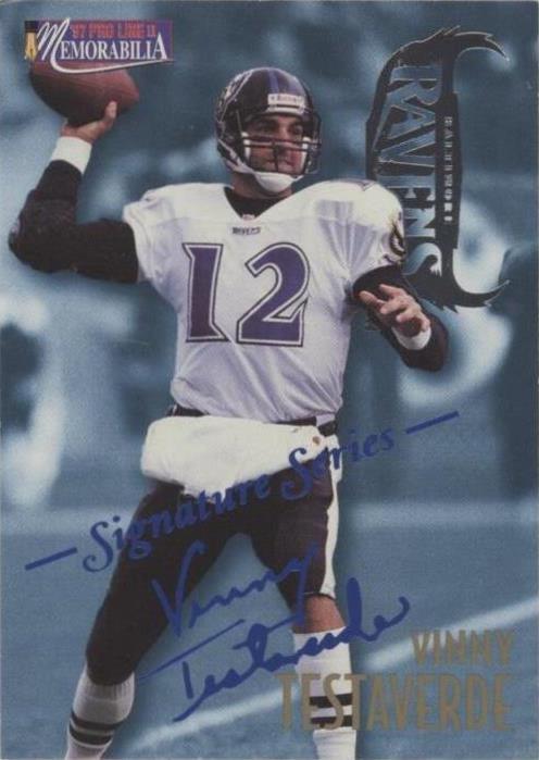 1997 Pro Line II Memorabilia Vinny Testaverde #MEM3