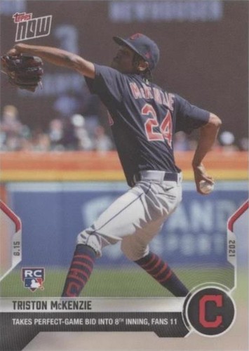 2021 Topps Now - Triston McKenzie #662