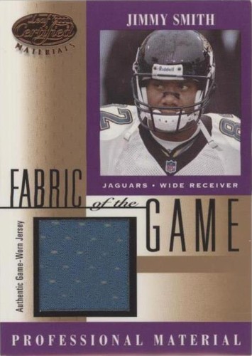 2001 Leaf Certified Materials Jimmy Smith #FG-126